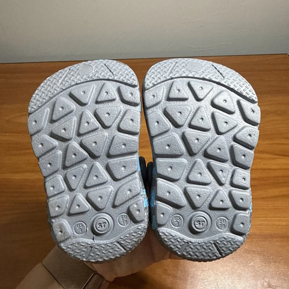 NWOT Stride Rite 360 Bray Camo Clogs Blue Grey Kids Size 3M TB020802 Shoes